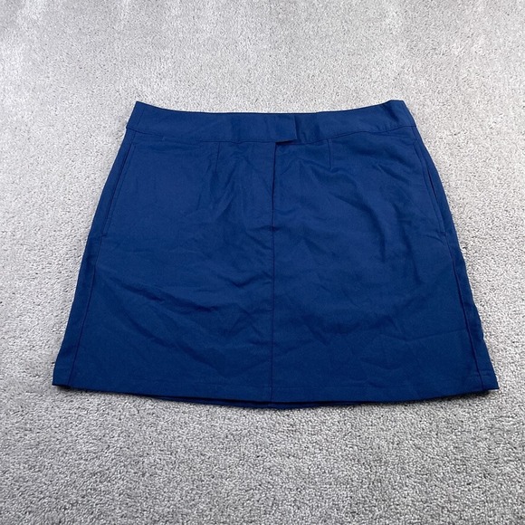 Puma Golf Skort Womens 12 Blue Performance Stretch Tech Mini Skirt Golfing - Picture 1 of 14